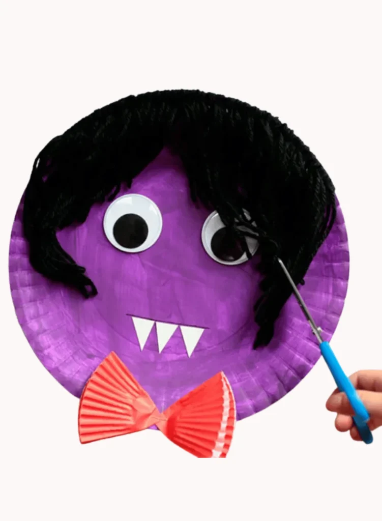 Paper Plate Vampire Craft (2)