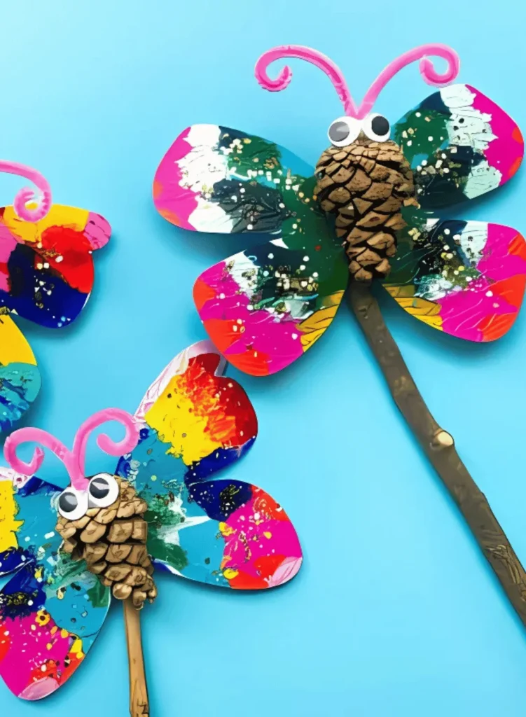 Pine Cone Butterfly Craft