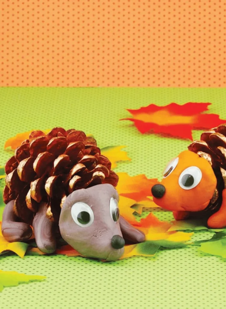 Pine Cone Hedgehogs