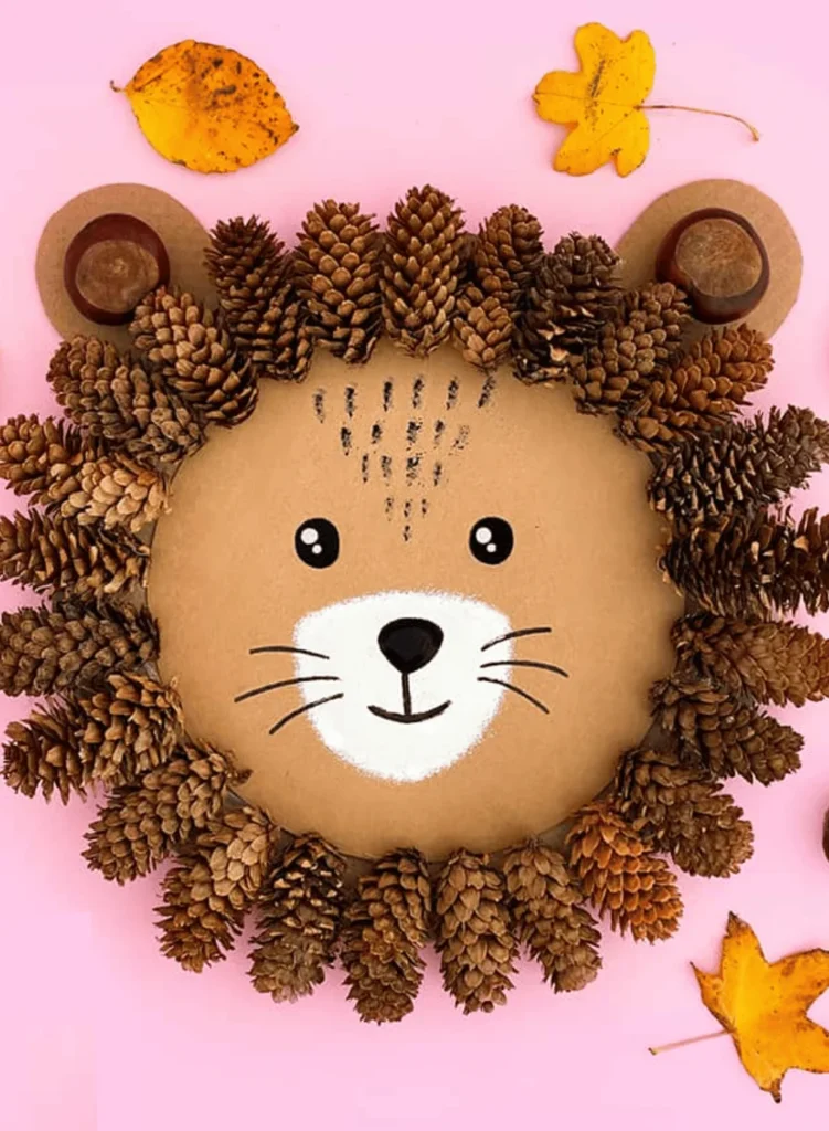 Pine Cone Lion Craft