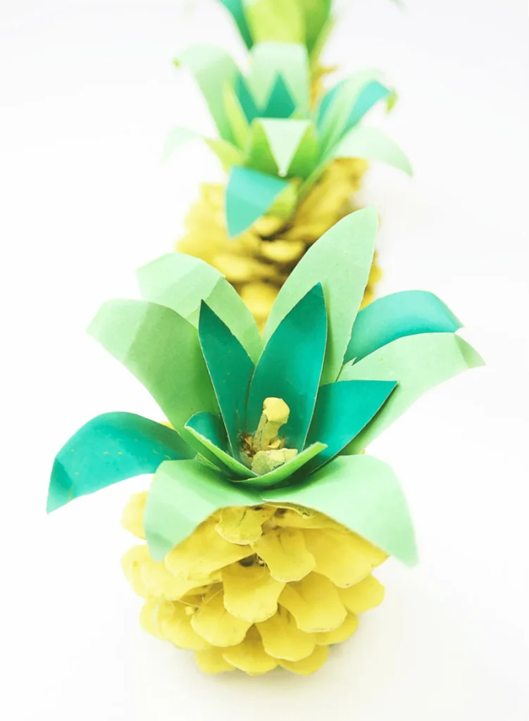 Pineapple Pinecone Craft