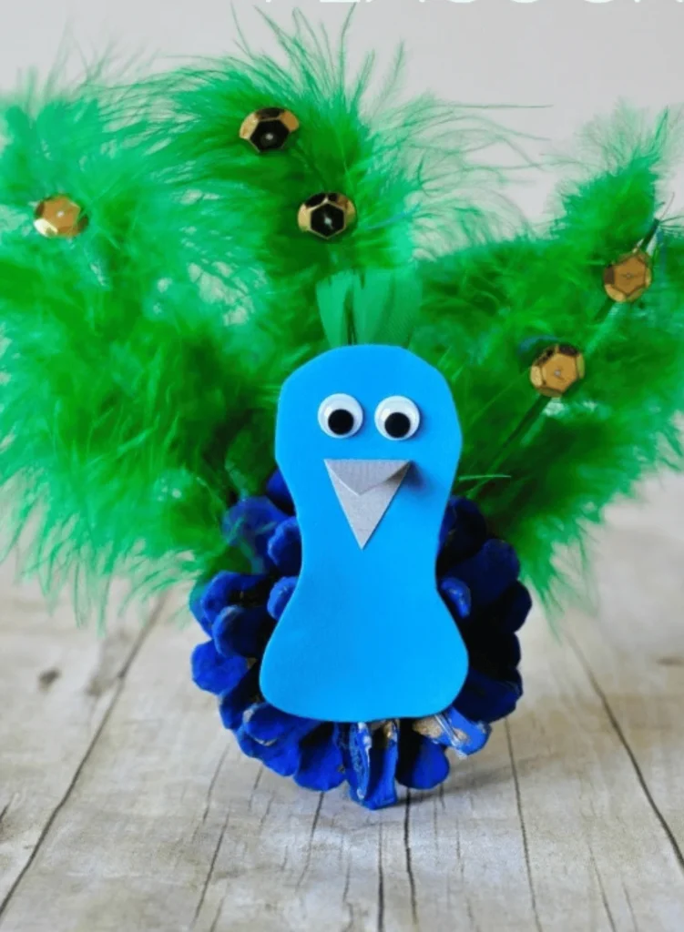 Pinecone Peacock Craft