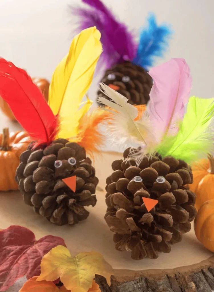 Pinecone Turkey Craft