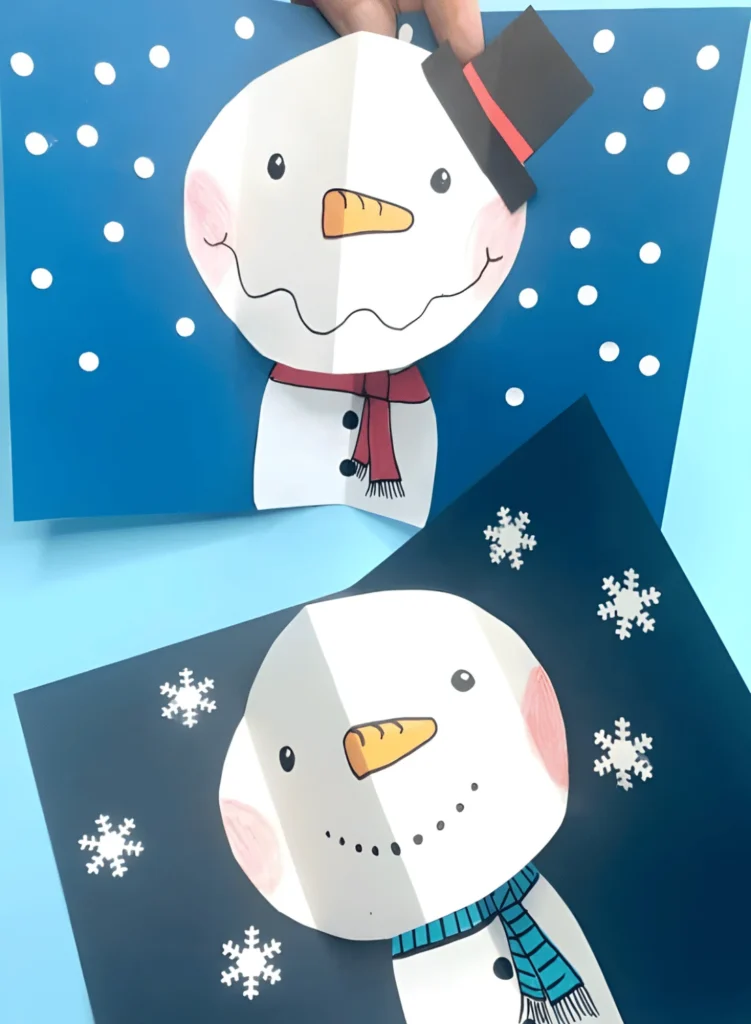 Pop Up Snowman Card