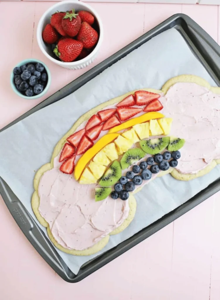 Rainbow Fruit Pizza