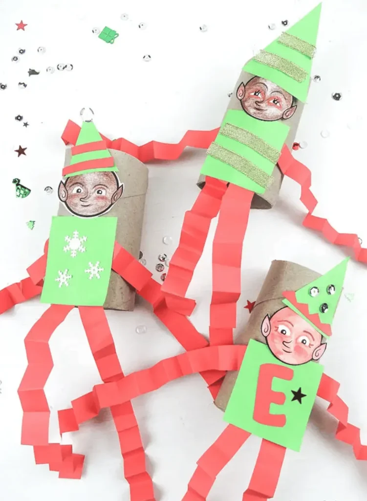Recycled Christmas Elf Craft