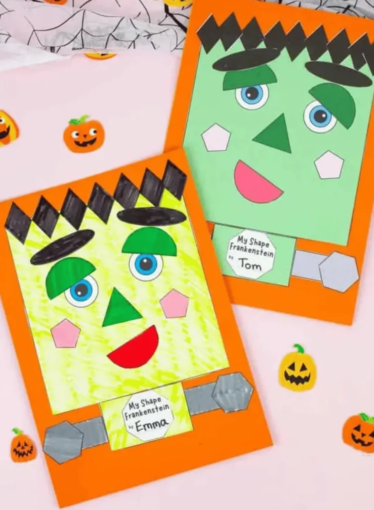 Shape Frankenstein – Math Halloween Craft