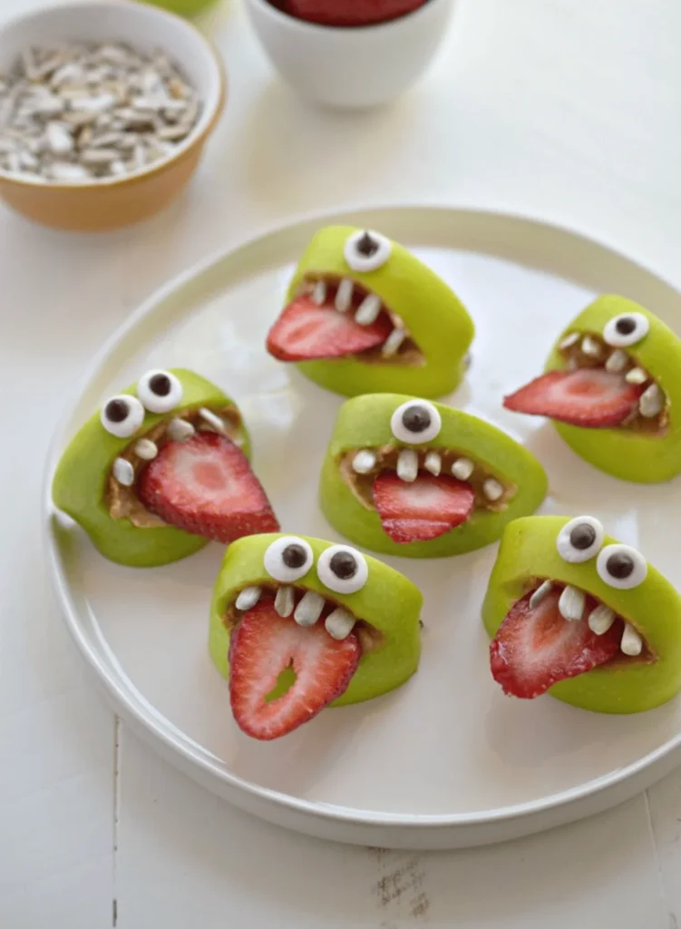 Silly Monster Apple Bites