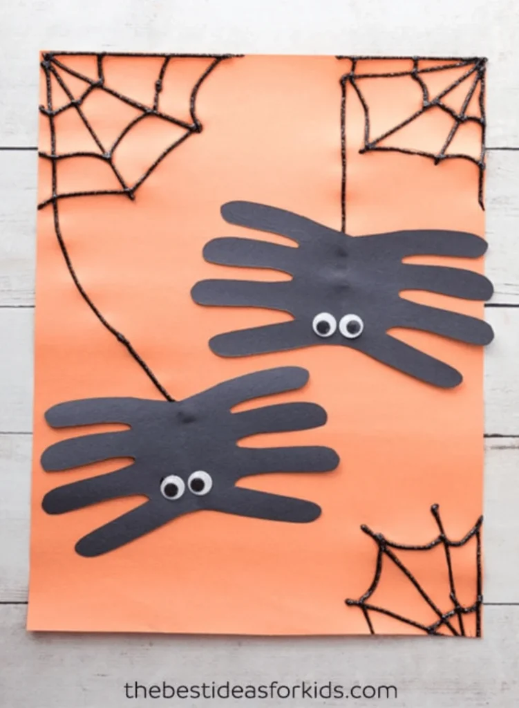 Spider Handprint Craft