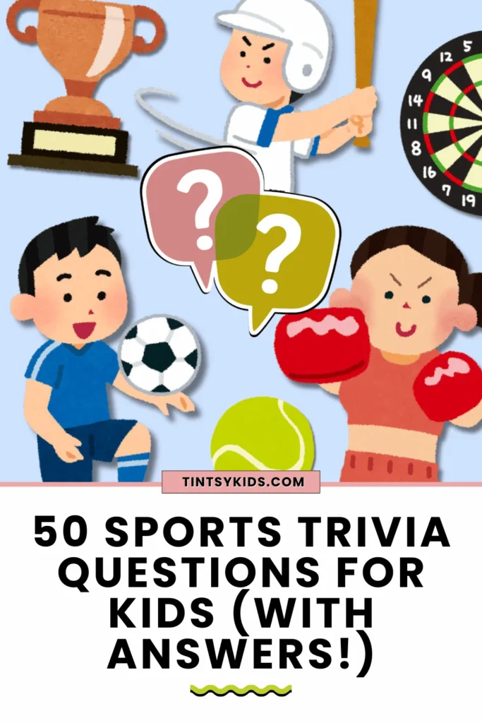 Sports trivia questions for kids with answers