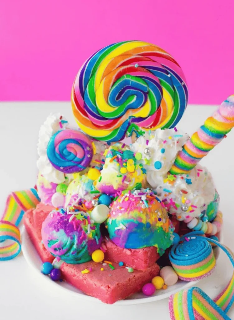 Unicorn Blondie Sundaes