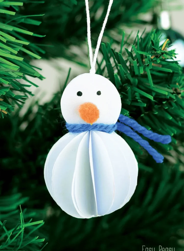 Wrapped Yarn Ornaments (2)