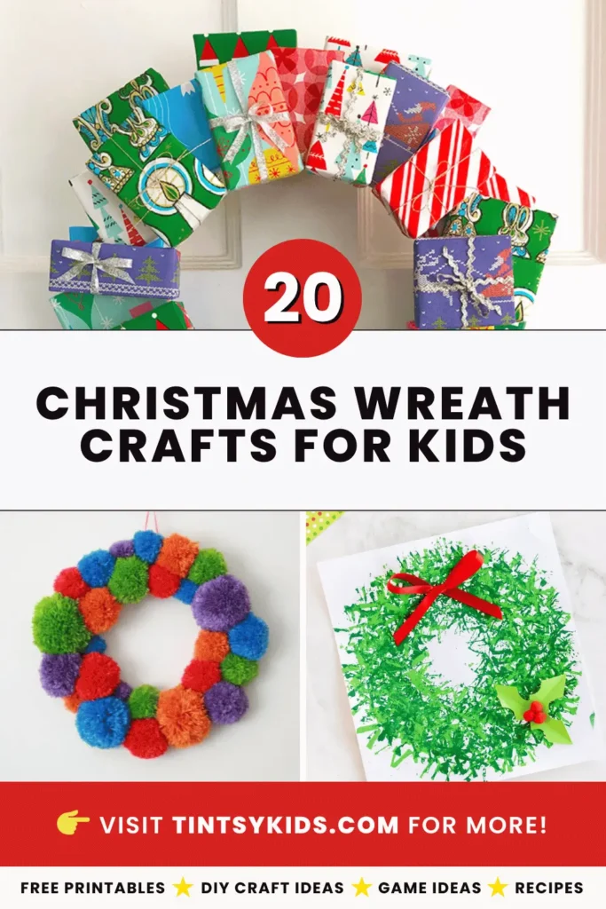 Christmas wreath craft ideas for kids