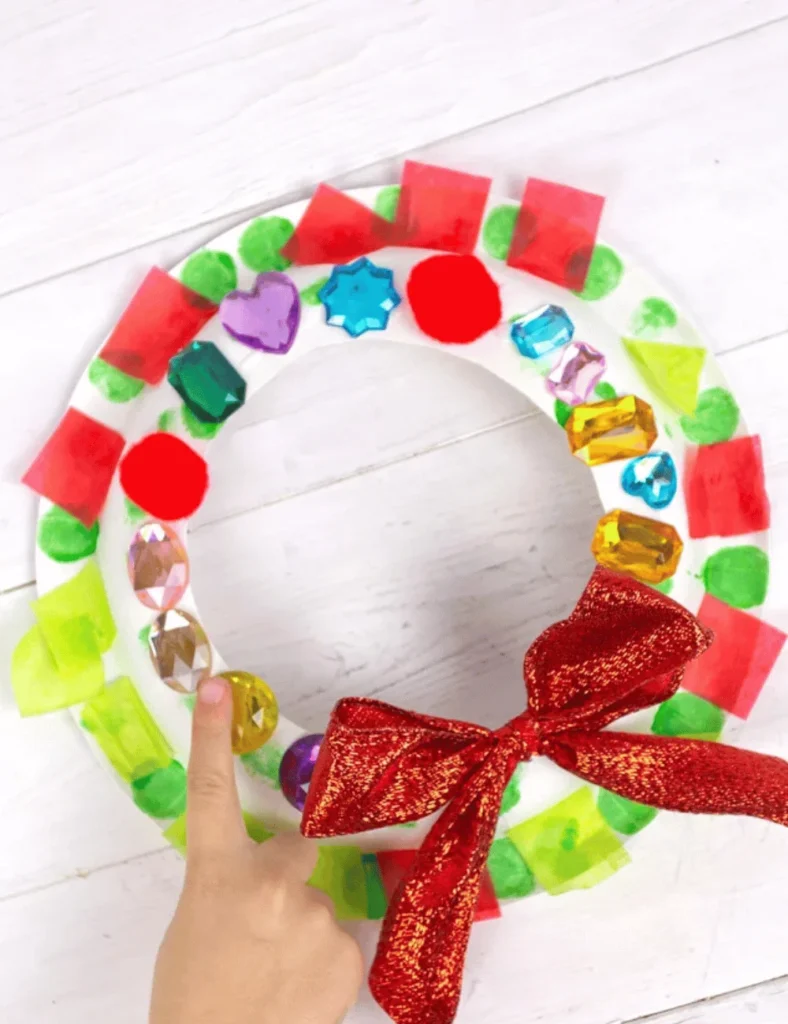 Easy Christmas Wreath Craft