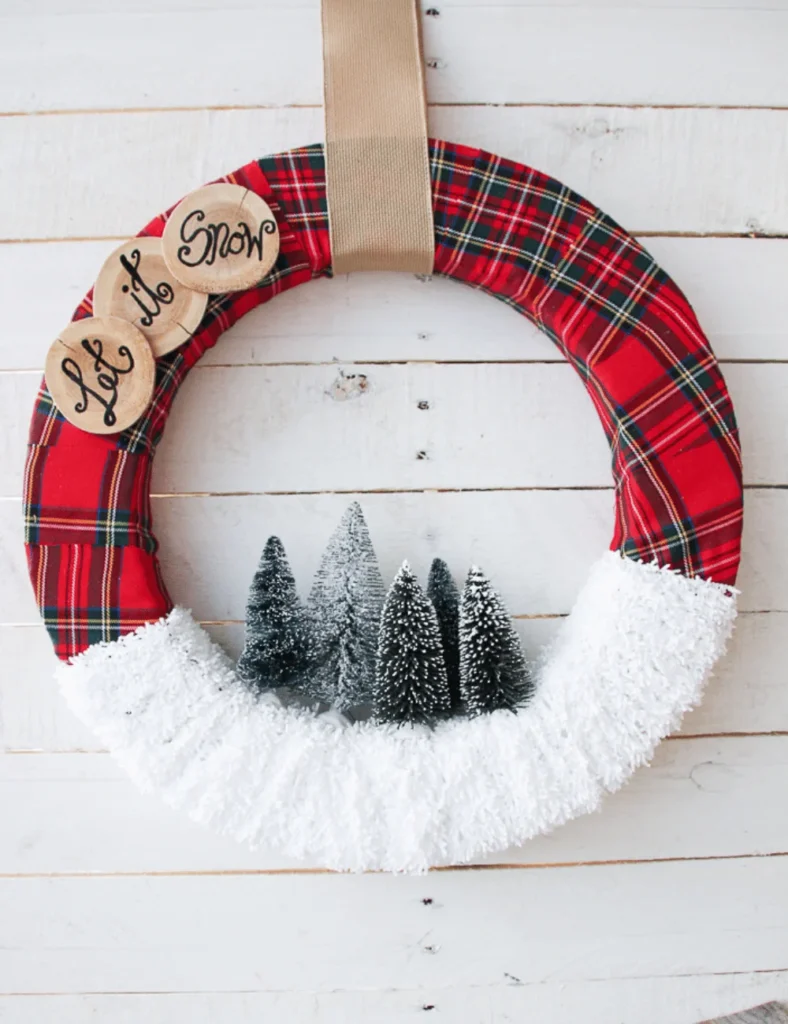 “Let it Snow” Christmas Wreath