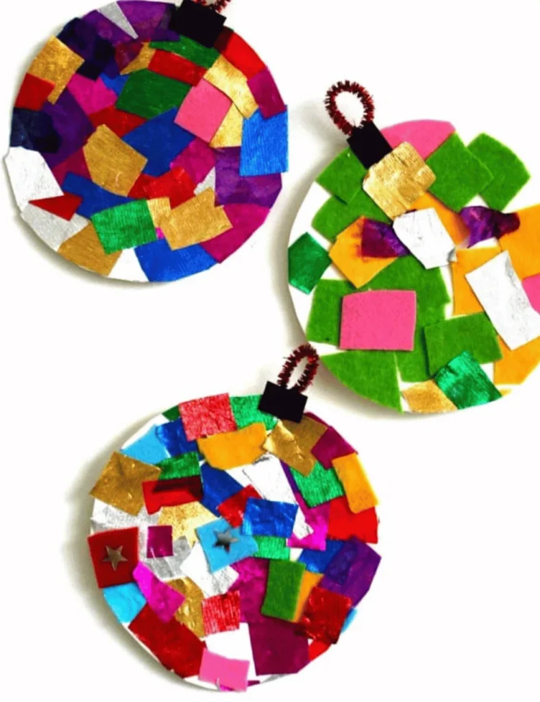 Paper Plate Baubles