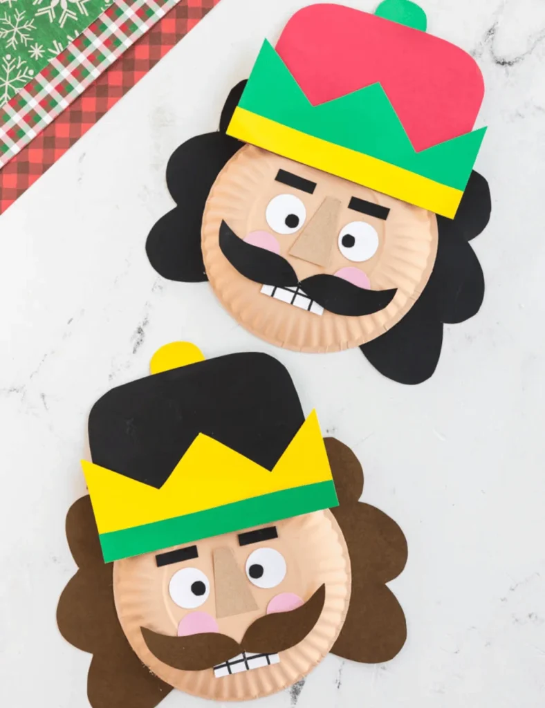 Paper Plate Nutcracker Craft