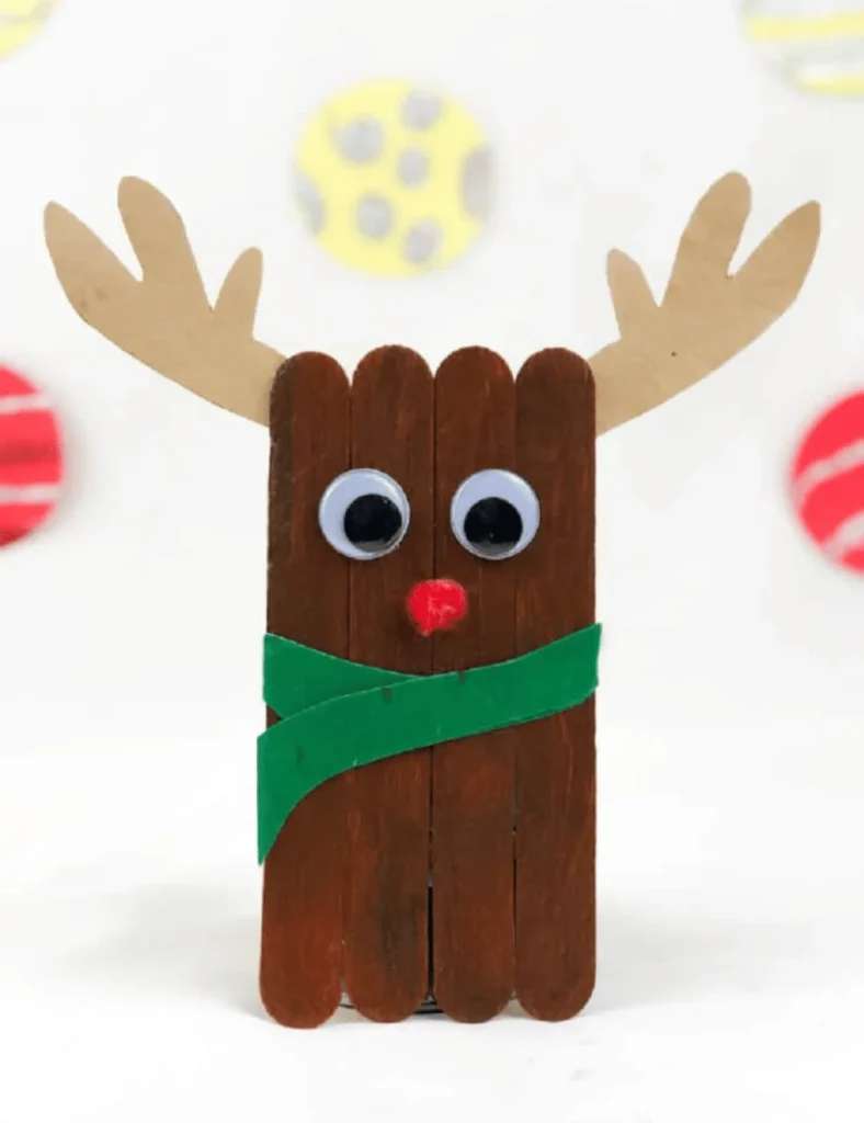 Popsicle Stick Reindeer