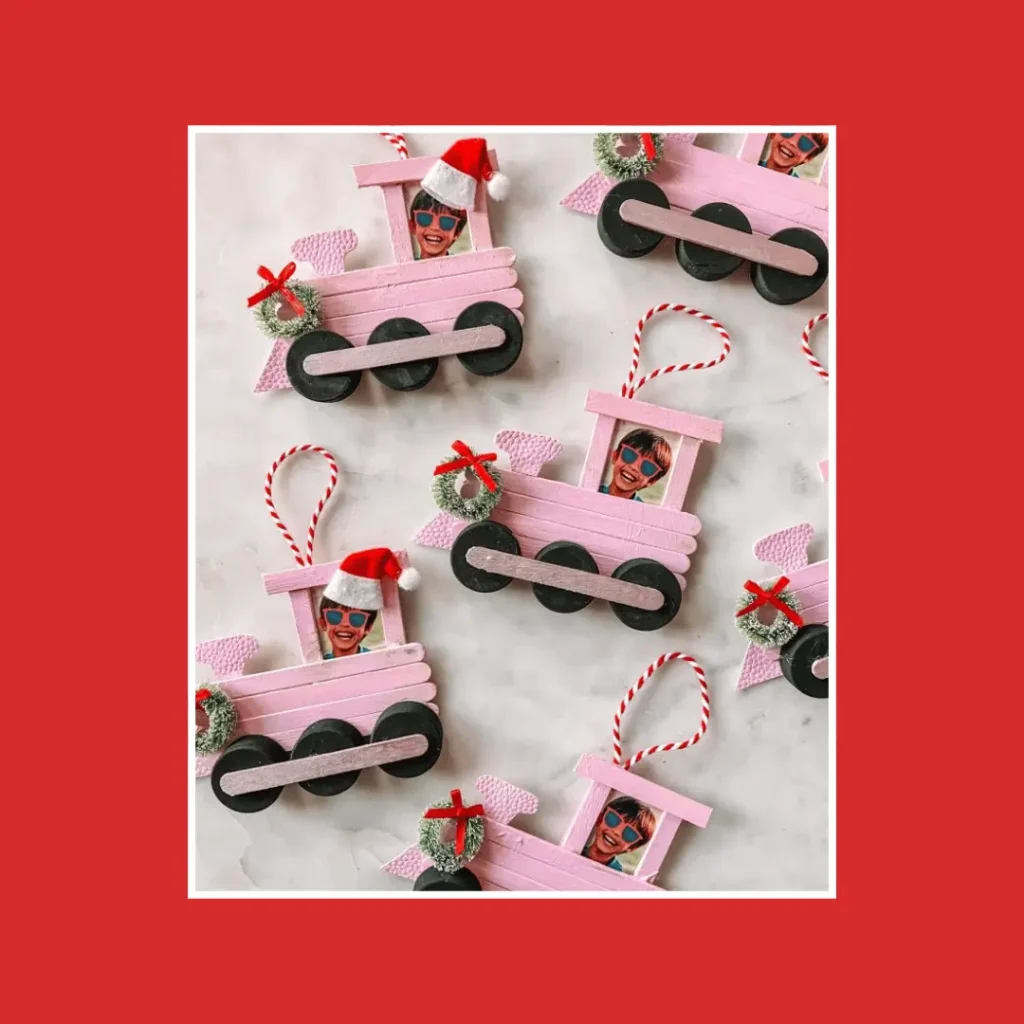 Popsicle stick Christmas crafts for kids