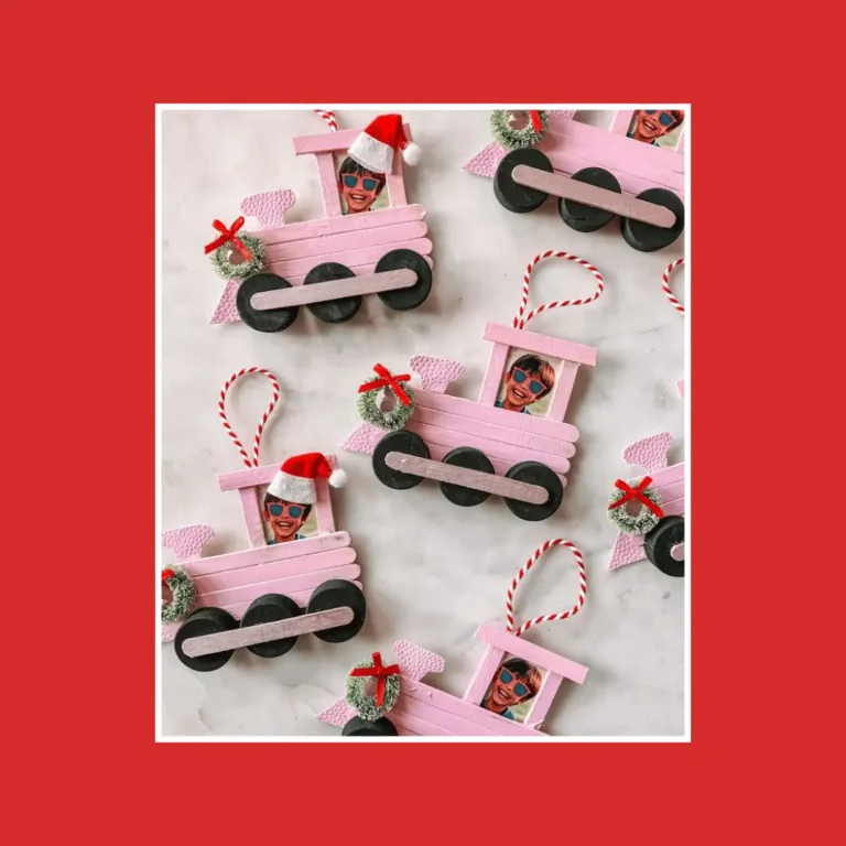 Popsicle stick Christmas crafts for kids