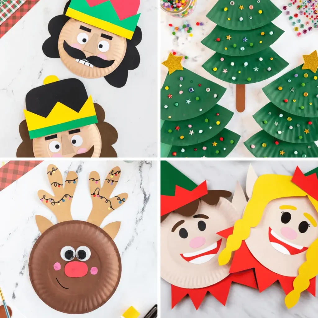 Christmas Paper Plate Crafts