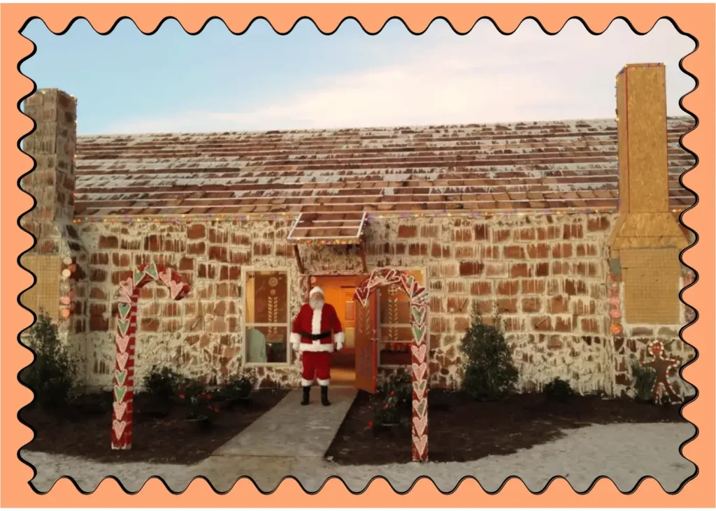 Biggest gingerbread house in Texas