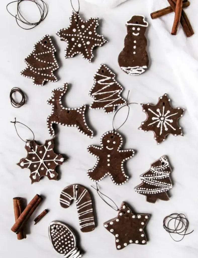 Cinnamon Salt Dough Ornaments. christmas salt dough ornaments