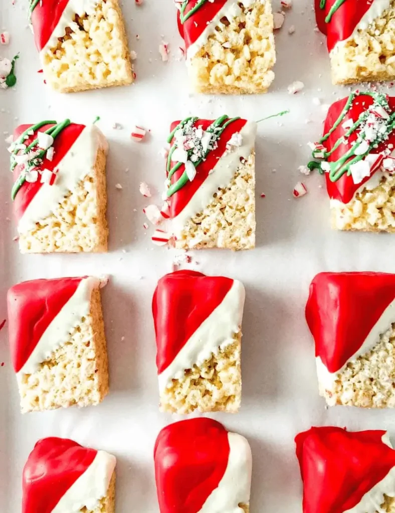 Easy Christmas Rice Krispies Treats