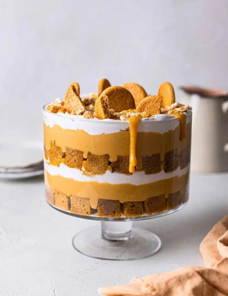 Easy Vegan Pumpkin Trifle