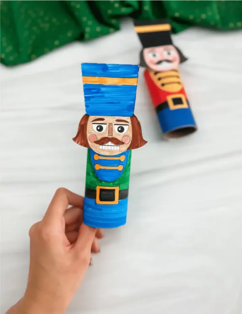 Nutcracker Toilet Paper Roll Craft