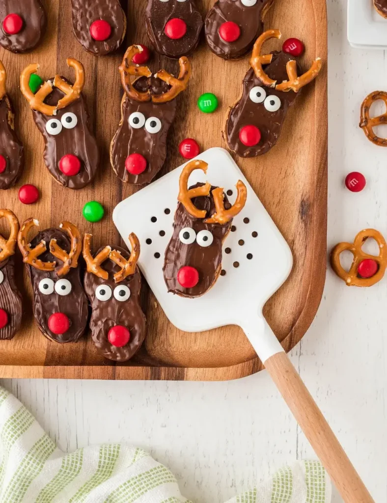 Nutter Butter Reindeer Cookies