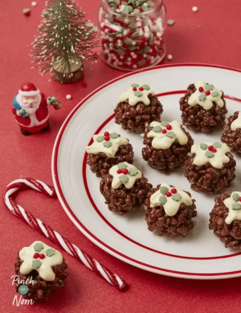 Rice Krispie Christmas Puds