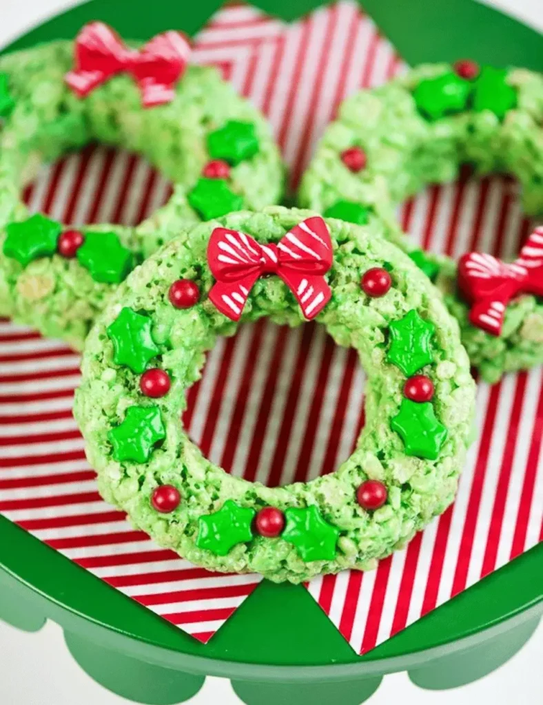 Rice Krispies Wreaths