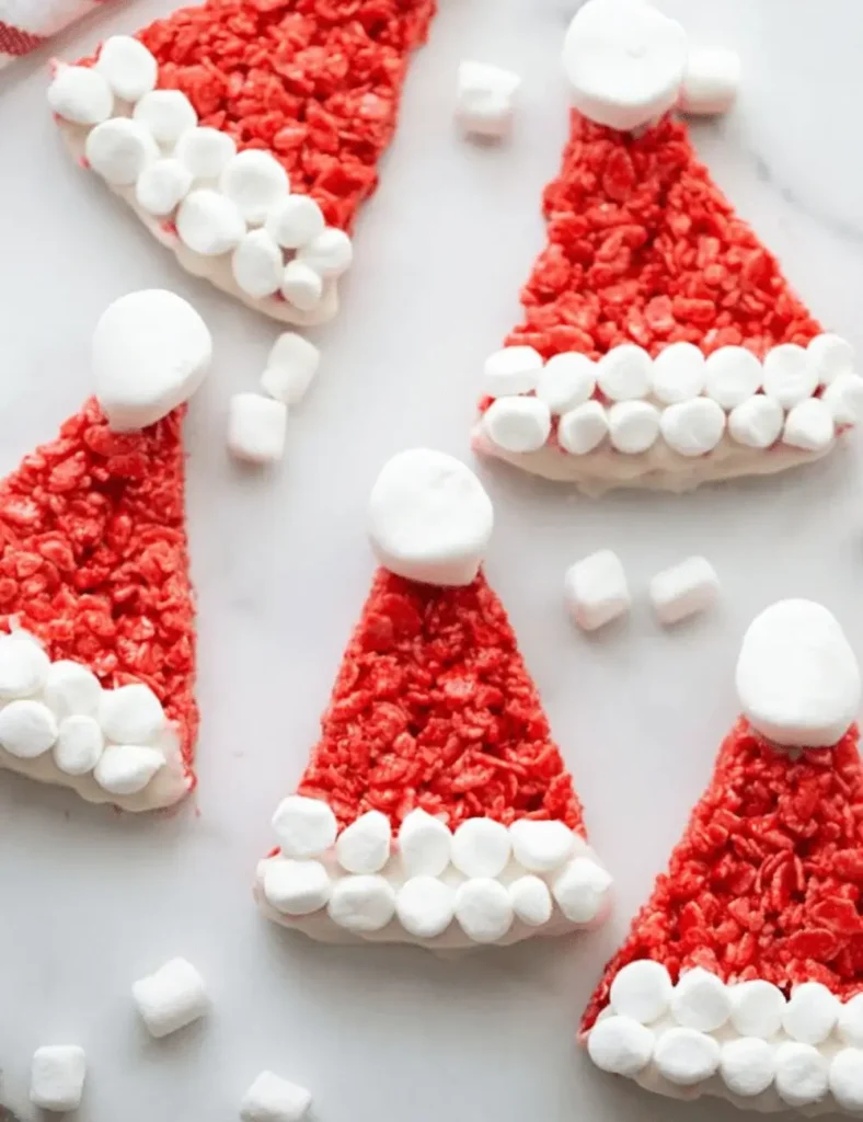 Santa Rice Krispie Treats