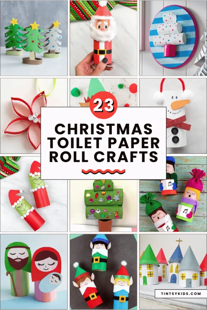Toilet Paper Roll Christmas Crafts