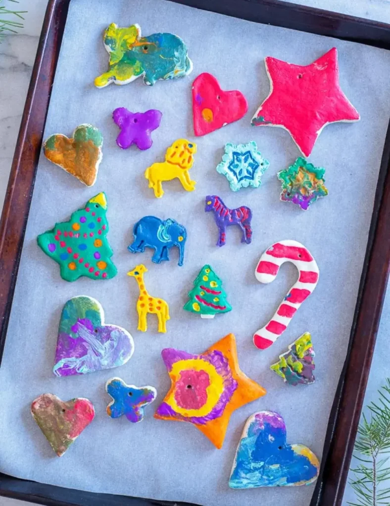 christmas salt dough ornaments (2)