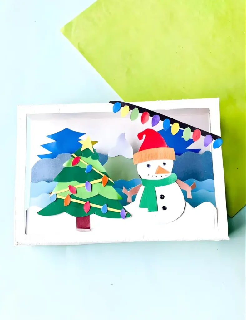 3D Winter Snowman. Winter Crafts For Kids