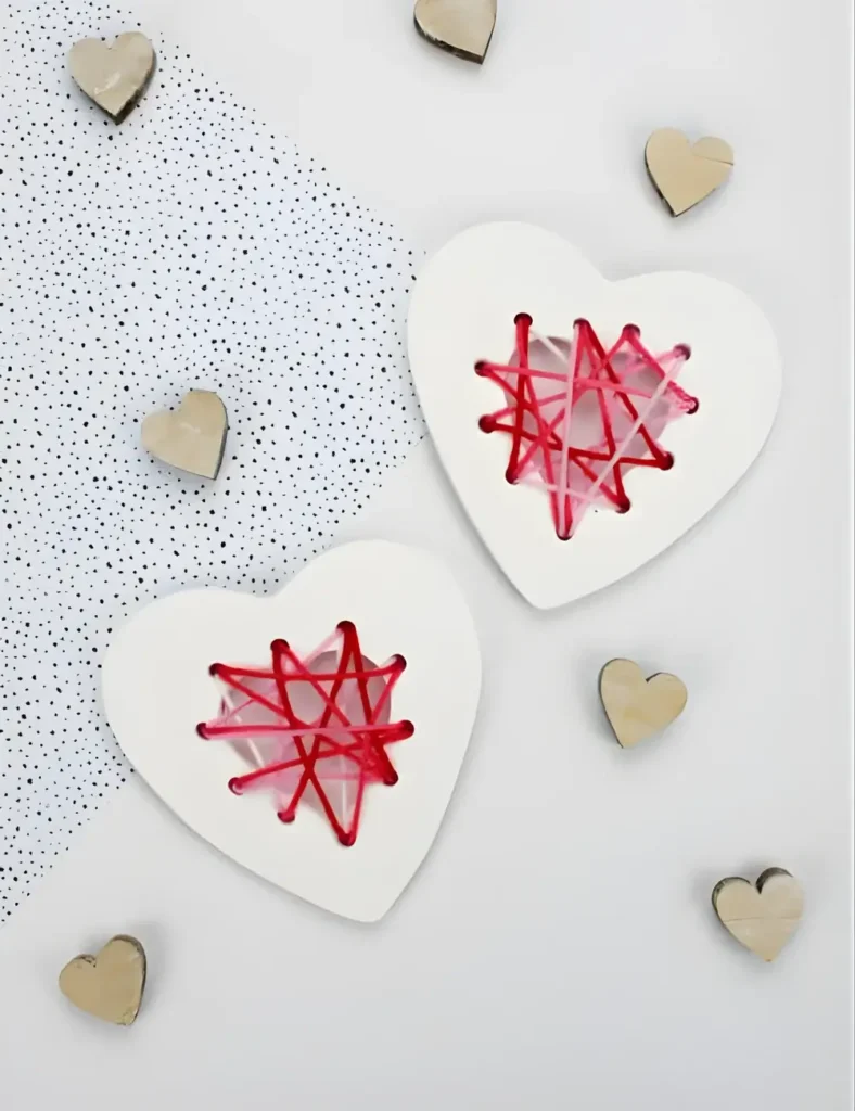 Air-Dry Clay Valentine’s Day Hearts