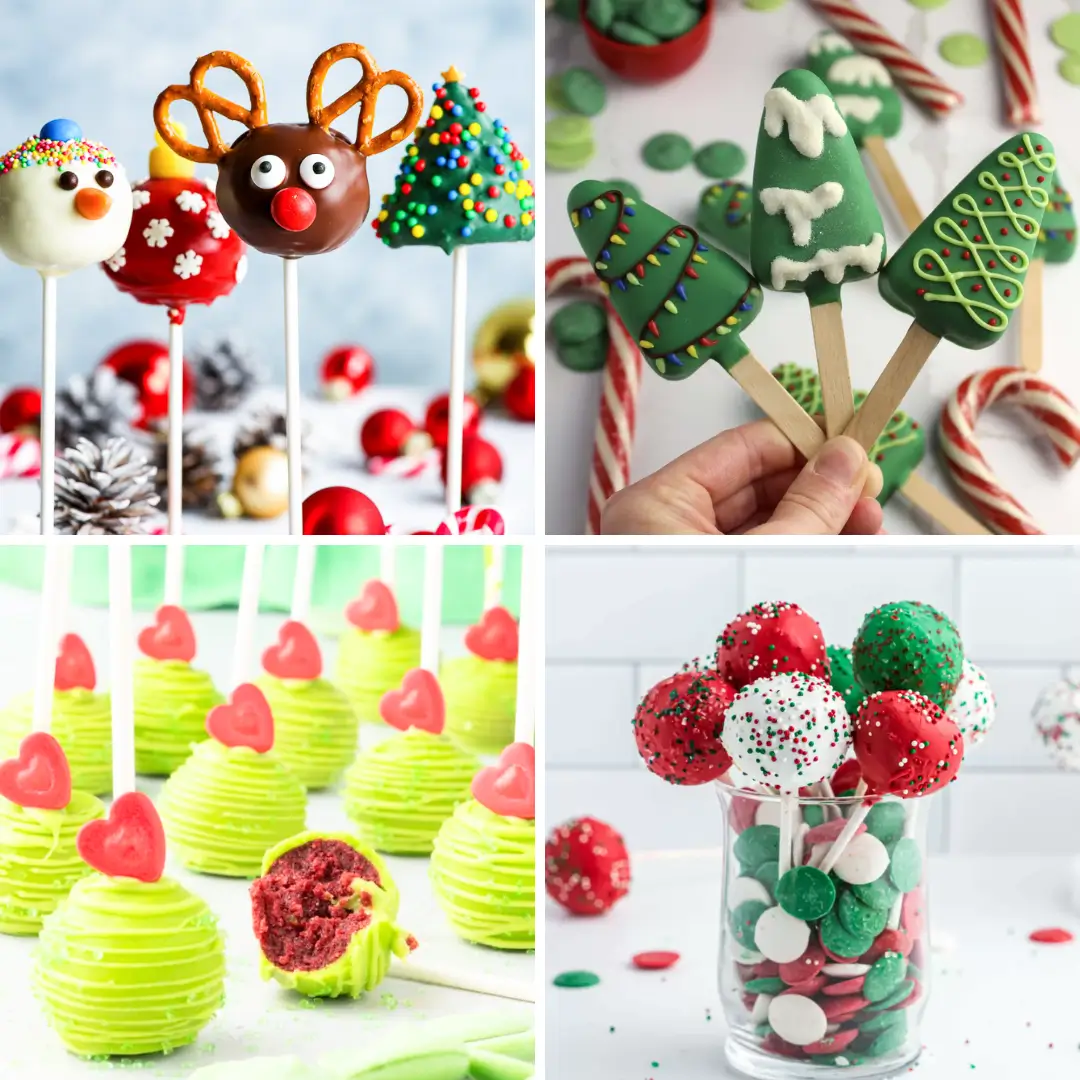 Christmas CAKE POP recipes
