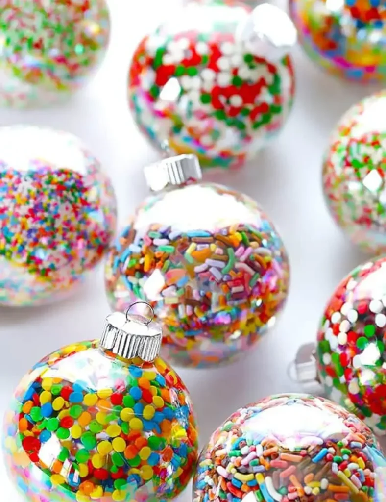 DIY Sprinkles Ornaments