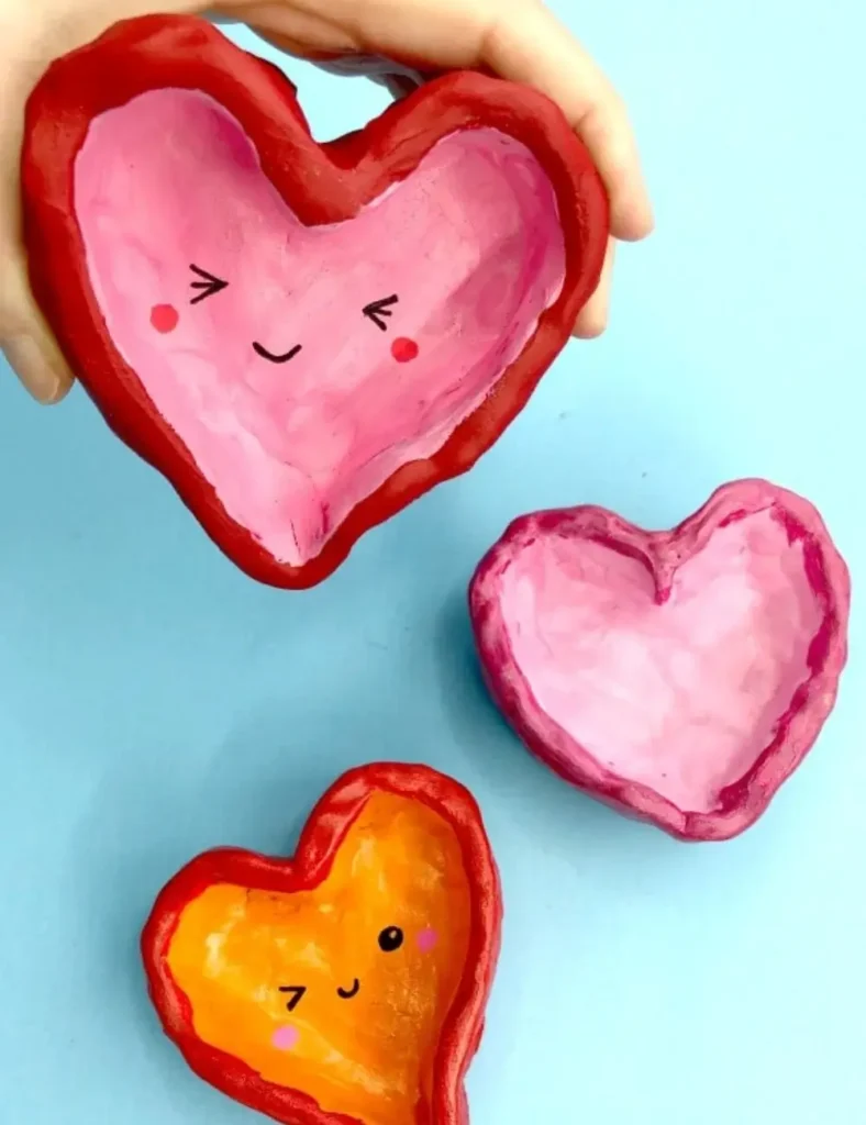Easy Pinch Pot Hearts