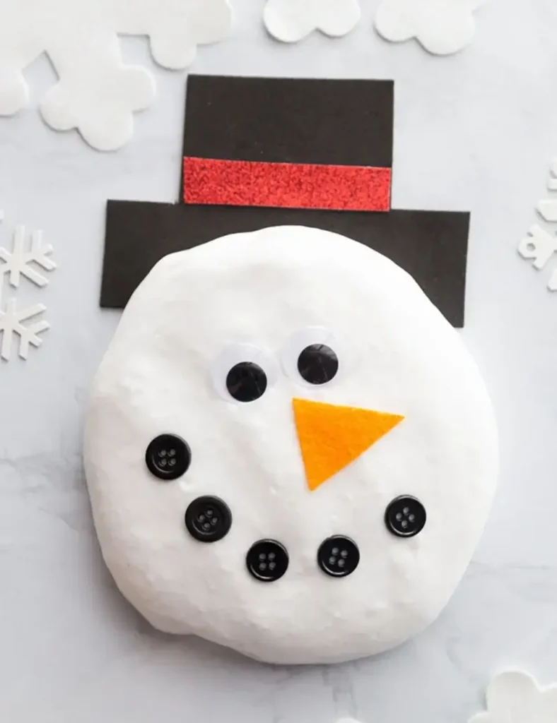 Fluffy Snowman Slime