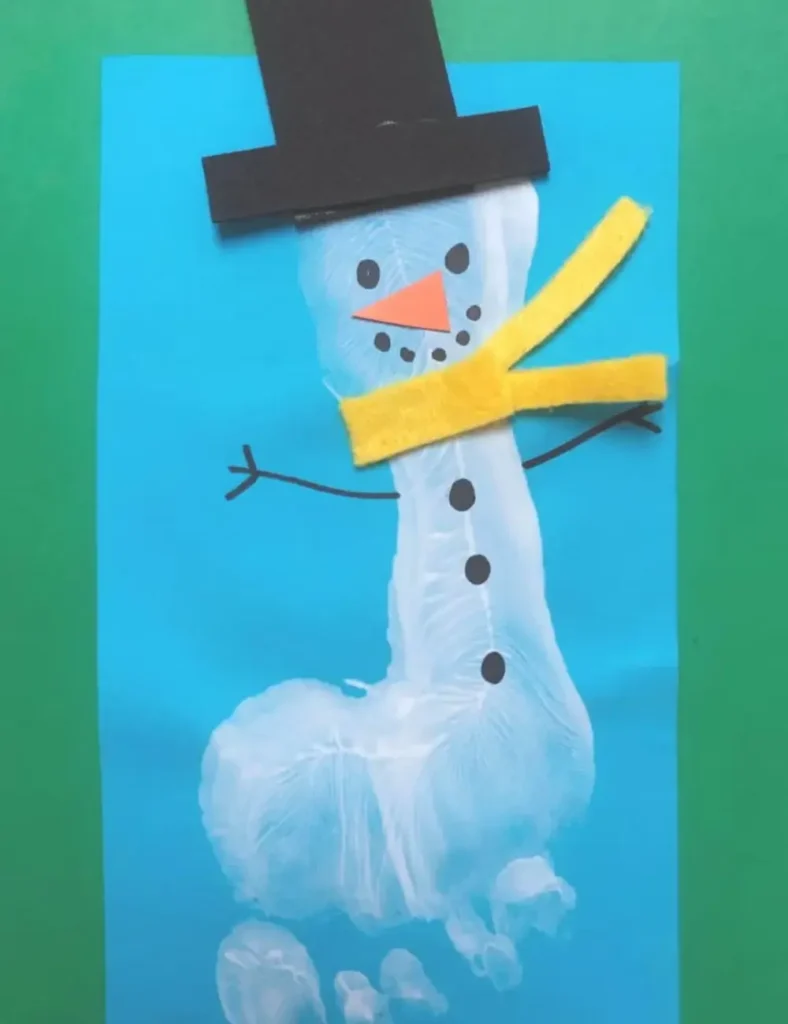Footprint Snowman