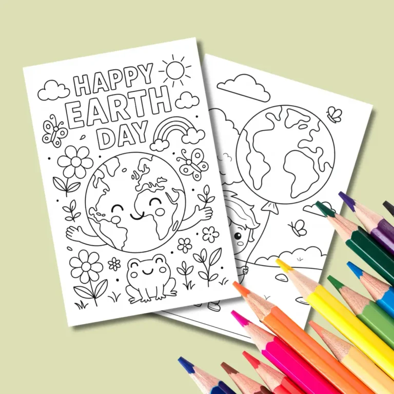 Free Earth Day Coloring Pages