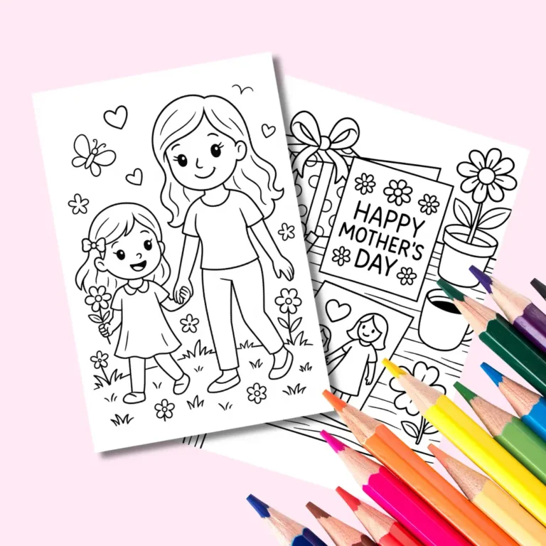 Free Mother's Day Coloring Pages