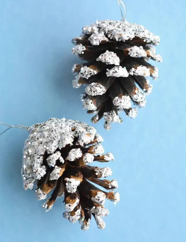 Frosted Pinecones