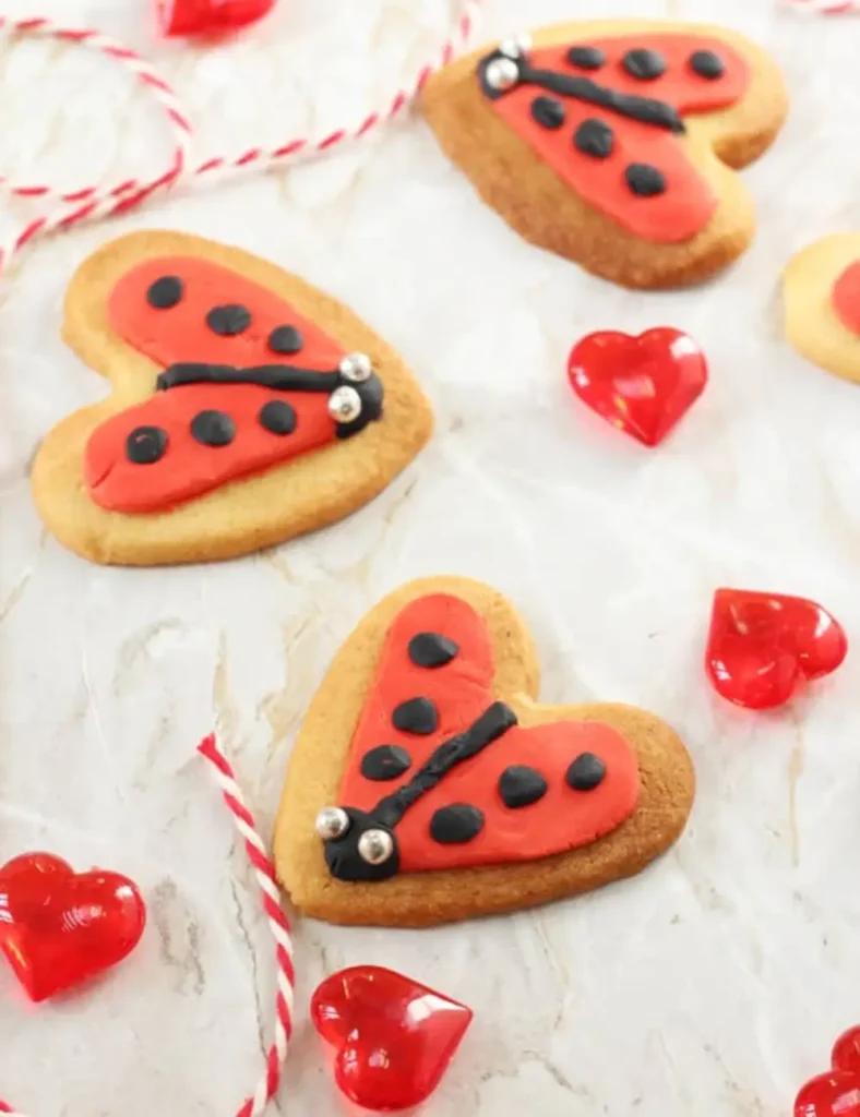 Love bug cookies. Valentine’s Day Cookies