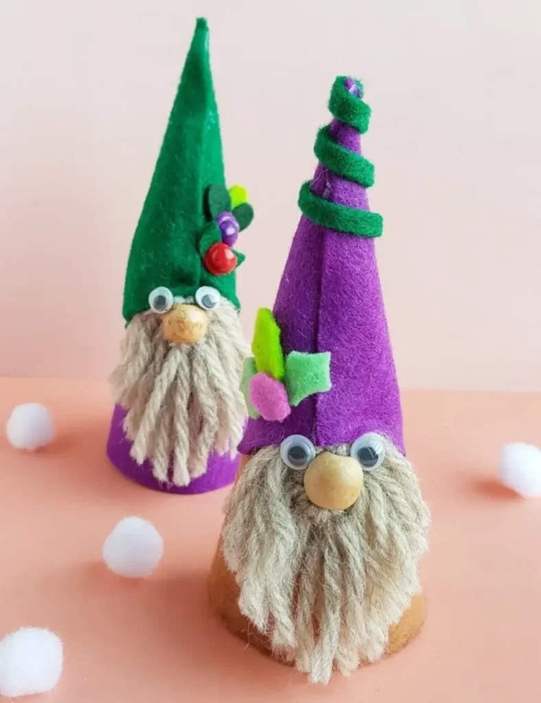 No Sew Felt Gnomes