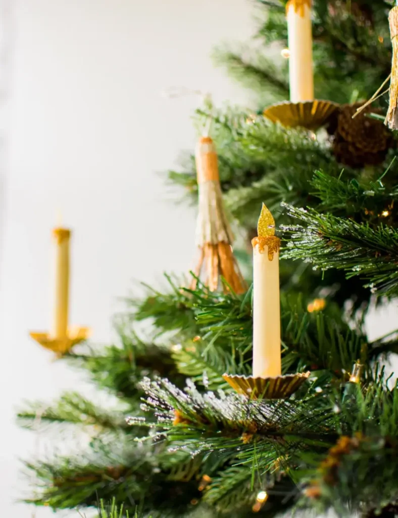 Paper Candle Ornaments