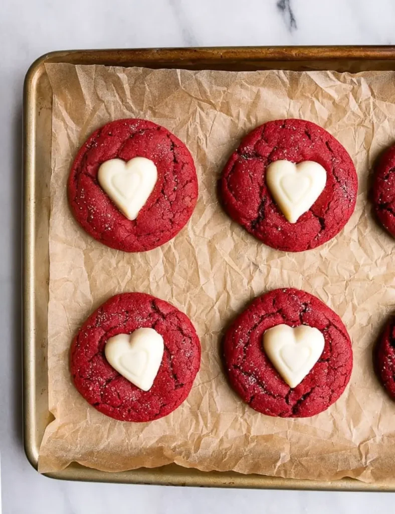 Red Velvet Sugar Cookies. Valentine’s Day Cookie Recipes